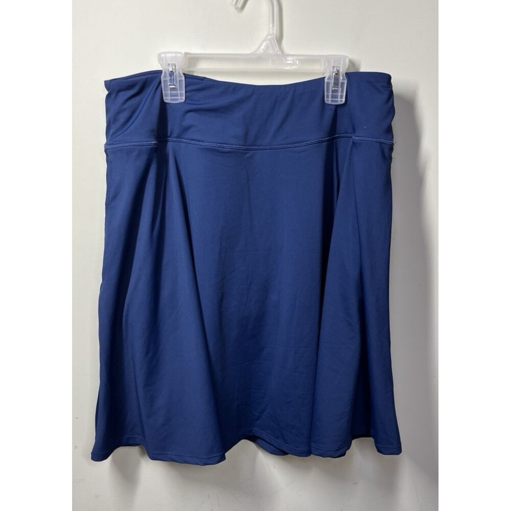 IUGA Athletic Skort Womens Size XL Blue Skirt Shorts Tennis Golf Preppy Outdoor